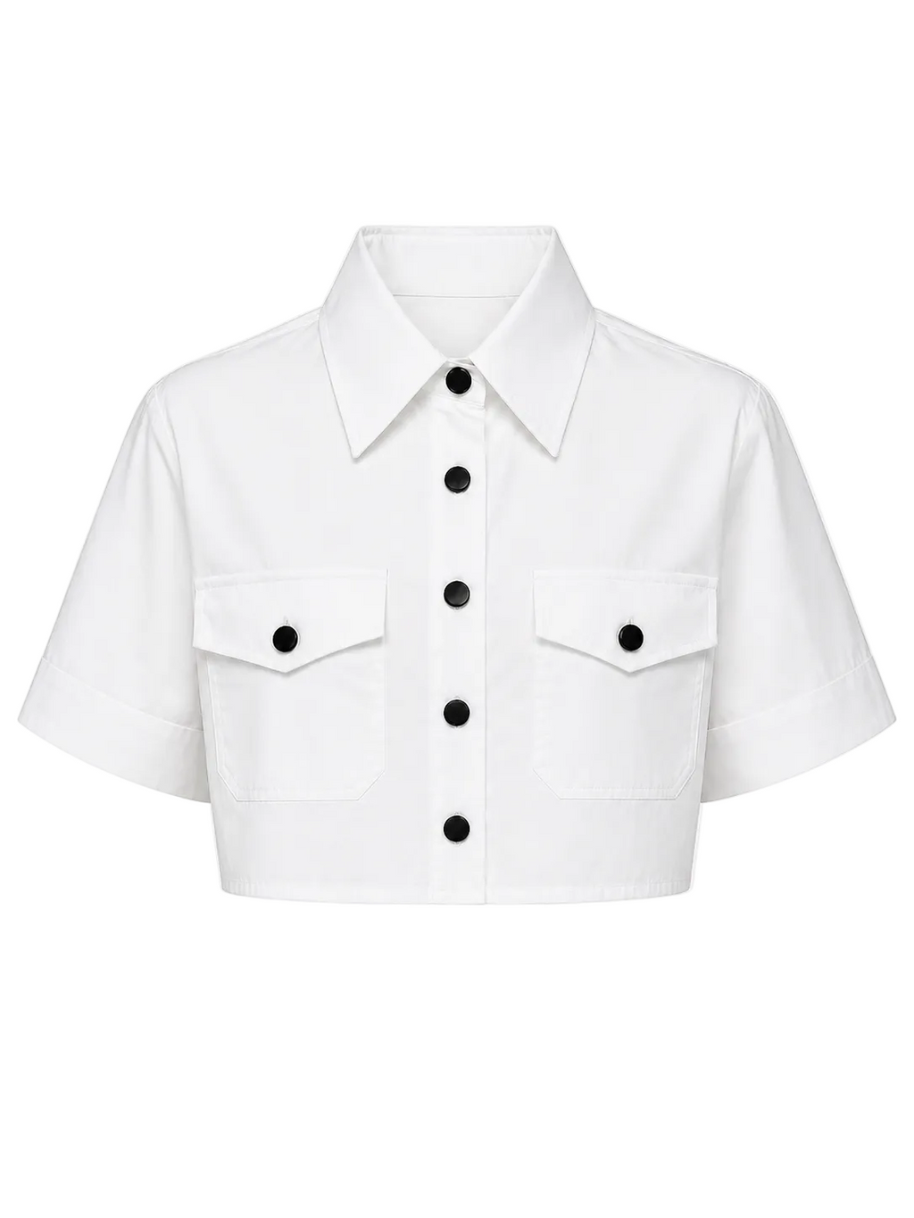 COTTON CROP SHIRT