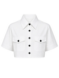 COTTON CROP SHIRT