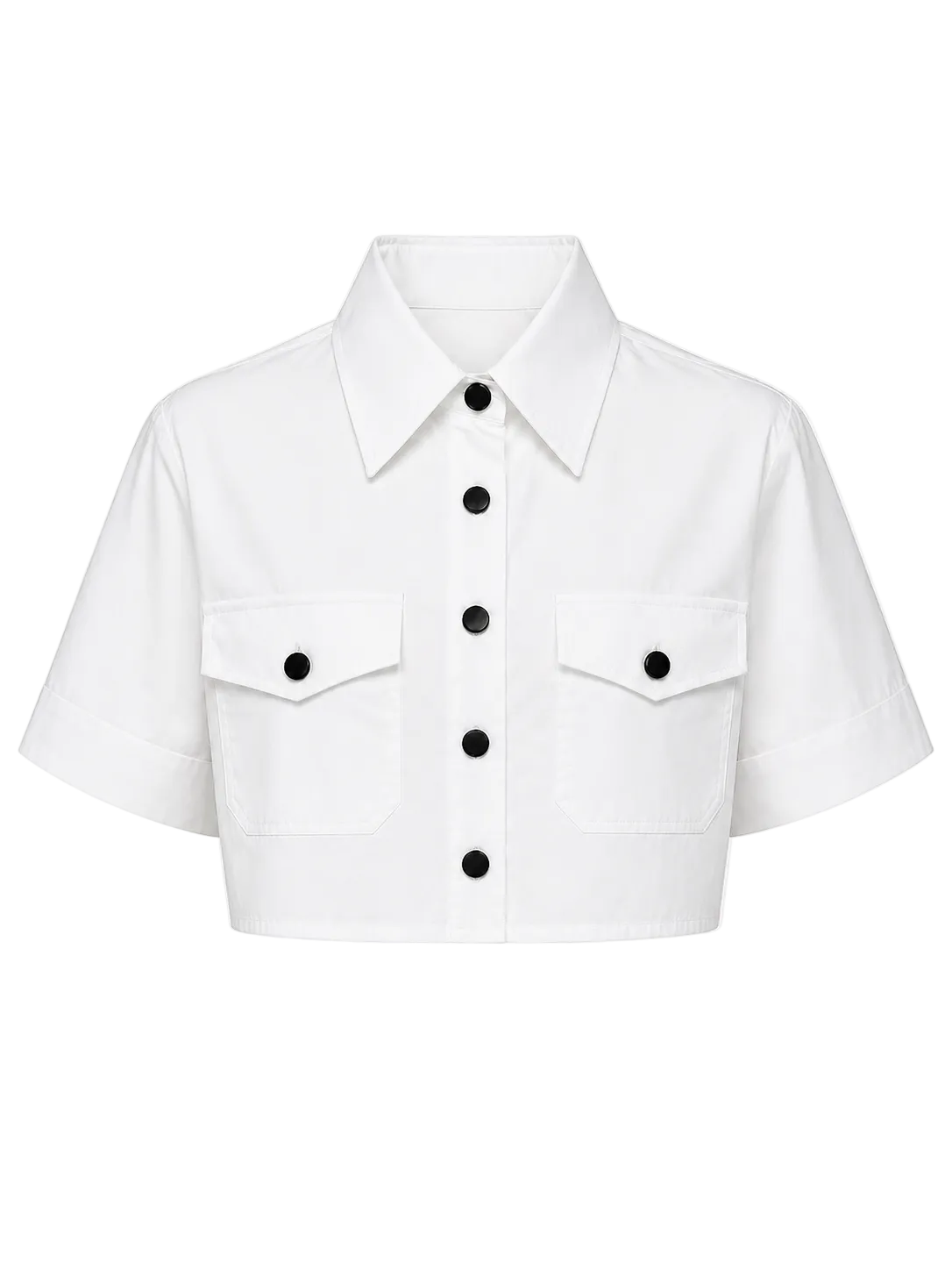 COTTON CROP SHIRT