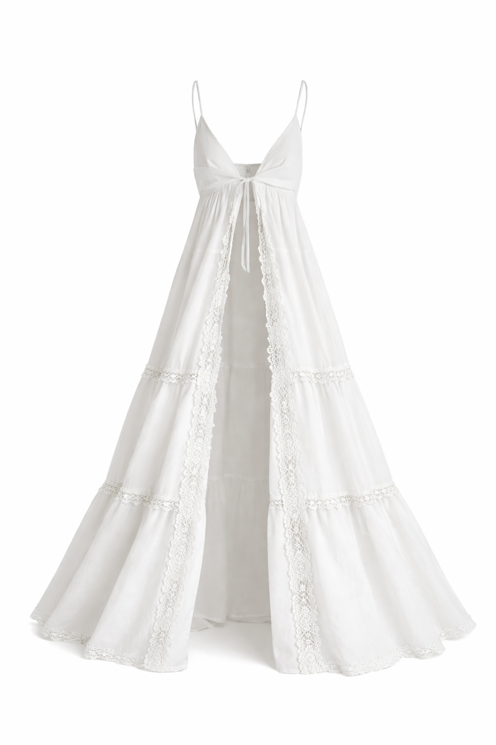 LINEN OPEN DRESS