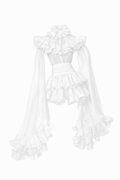 CHIFFON DRESS SHORT