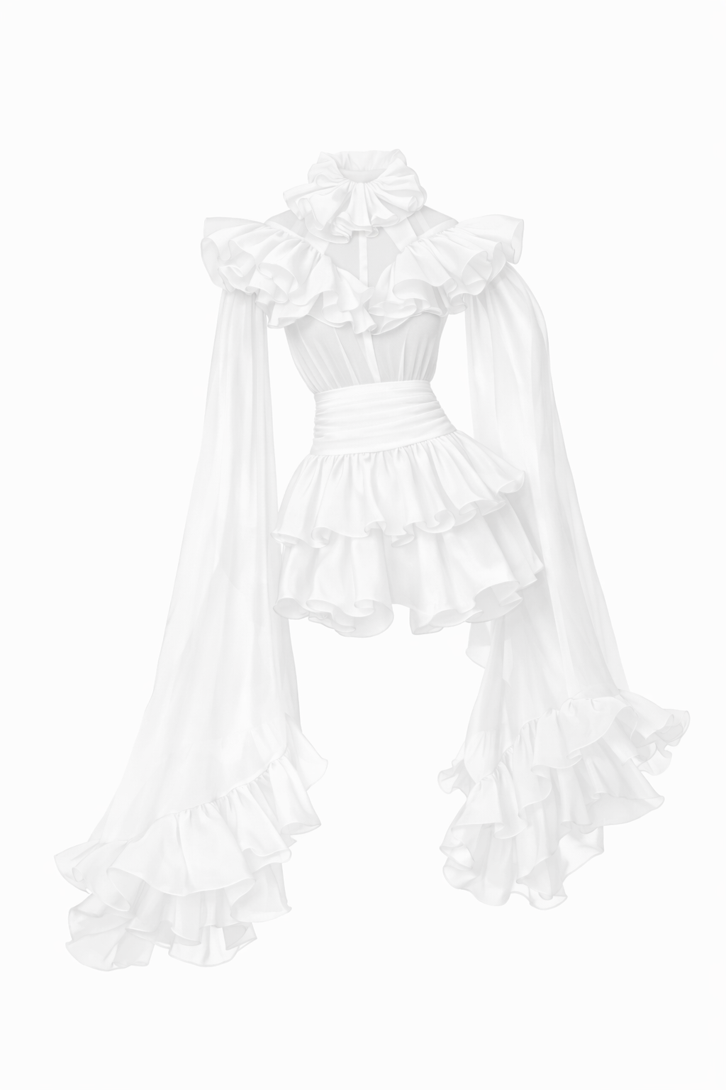 CHIFFON DRESS SHORT