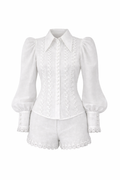 LONG SLEEVE SHORTS LINEN