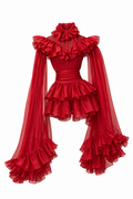 CHIFFON DRESS SHORT