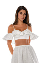 LONGUE JUPE BLANCHE