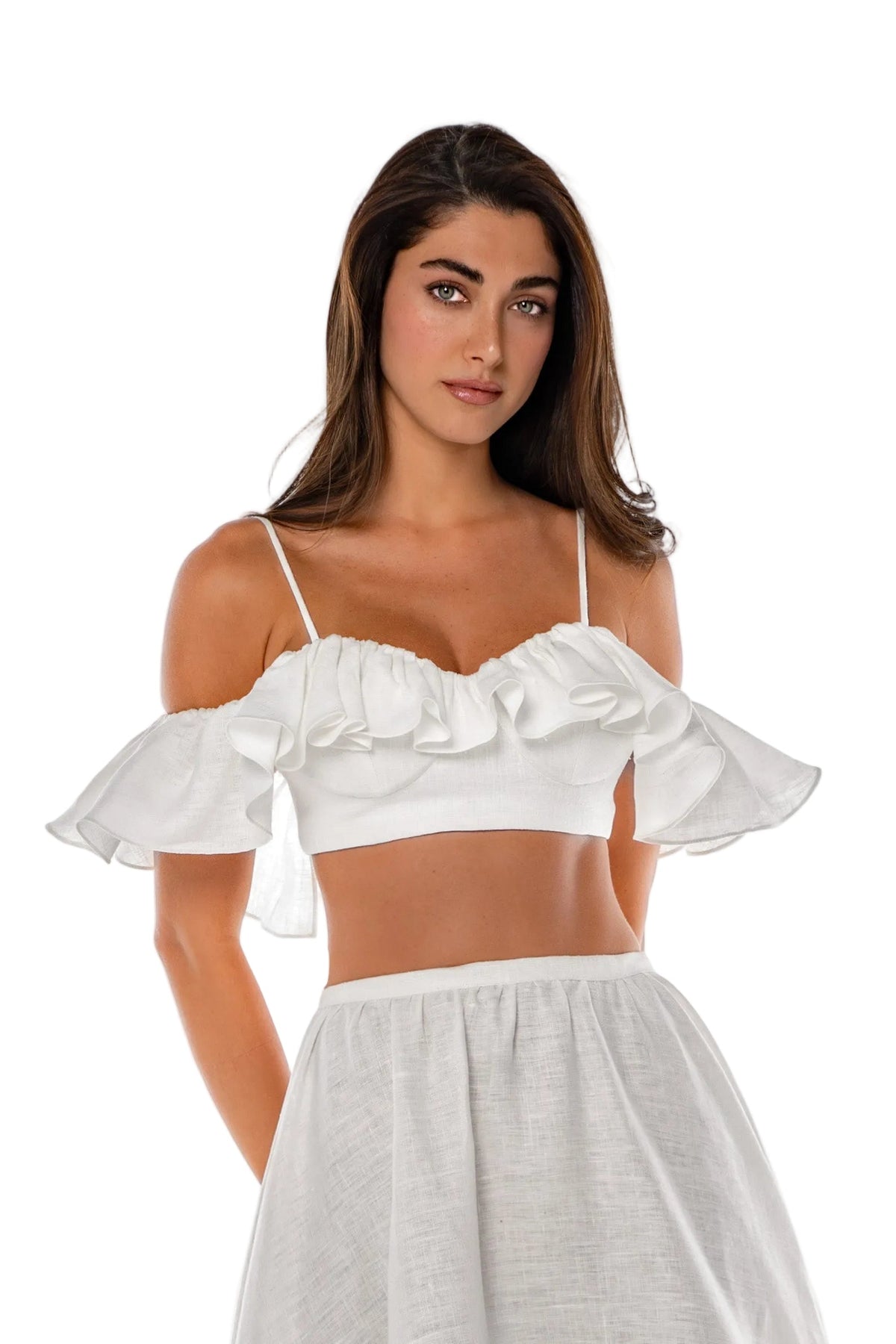 LONGUE JUPE BLANCHE