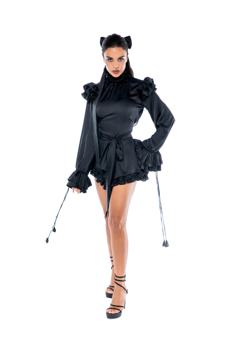 THE SILK CALLA MINI DRESS