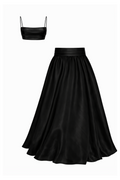2 PIECE SET SATIN
