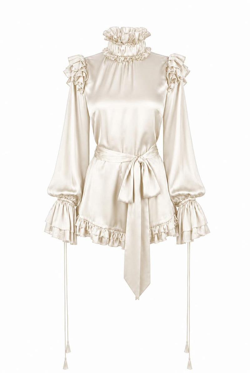 THE SILK CALLA MINI DRESS
