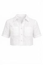 THE BLOOM CROPPED SHIRT