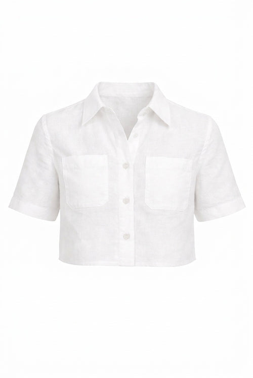 THE BLOOM CROPPED SHIRT